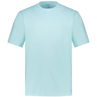 Basic-T-Shirt blau/grün_65W1 | 3XL
