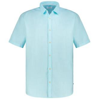 Freizeithemd aus Leinen blau_6540 | 3XL