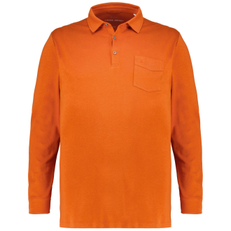 Poloshirt aus Jersey orange_46 | 5XL