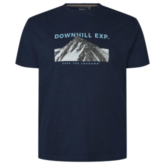 T-Shirt mit Foto-Print dunkelblau_580 | 3XL