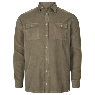 Freizeithemd aus Cord oliv_0659 | 4XL
