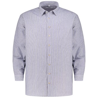 Trachtenhemd aus Baumwolle blau_49 | 3XL