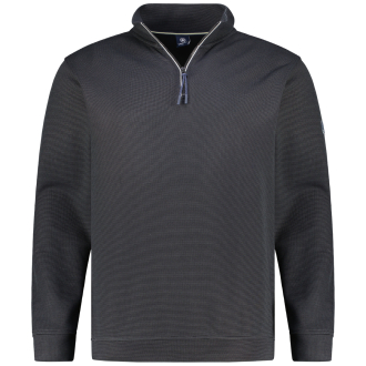 Sweatshirt aus Baumwollmischung schwarz_290 | 6XL