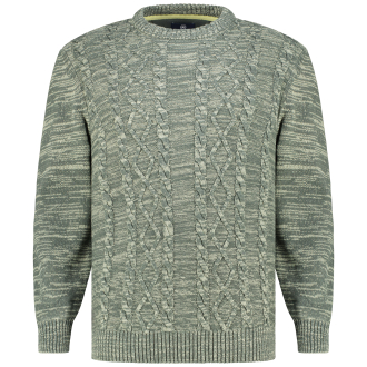 Pullover aus Baumwollmischung oliv_670 | 3XL