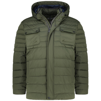 Wattierter Parka, wind- und wasserabweisend oliv_683 | 4XL
