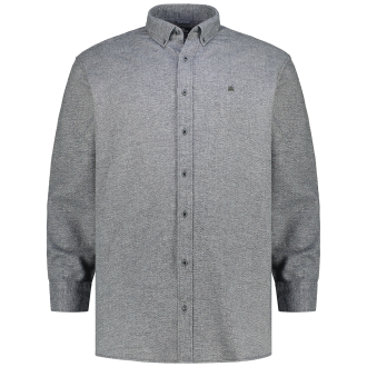 Freizeithemd aus Baumwoll-Flanell schwarz_290 | 3XL