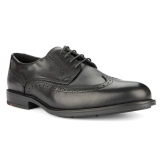 Business Schnürschuh "Kaleb", extraweit schwarz_00 | 43
