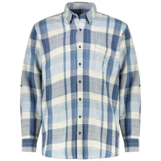 Freizeithemd aus Baumwolle hellblau_443 | 3XL