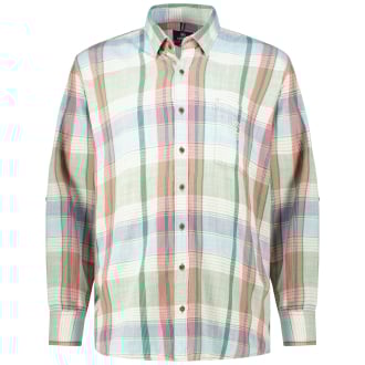 Freizeithemd aus Baumwolle grün_612 | 3XL