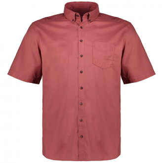 Freizeithemd aus recycelten Materialien rot_90/50 | 48