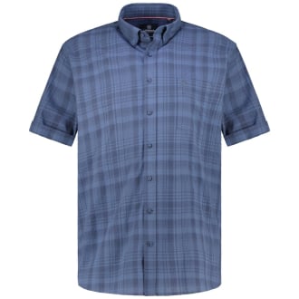 Freizeithemd in Seersucker-Qualität hellblau_443 | 3XL