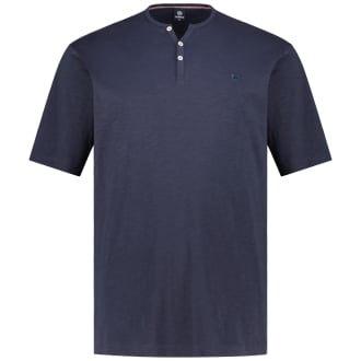 T-Shirt mit Serafinokragen blau_485 | 3XL