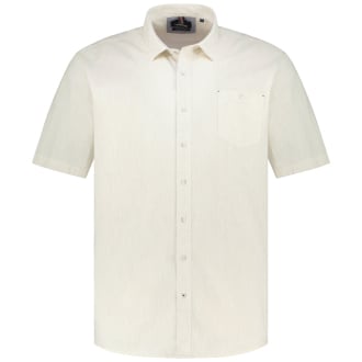 Freizeithemd mit Leinen cremeweiß_106 | 3XL