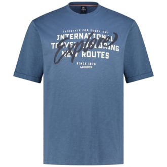 T-Shirt mit Print hellblau_443 | 3XL