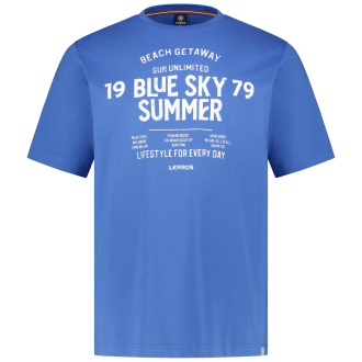 T-Shirt mit Print blau_435 | 3XL