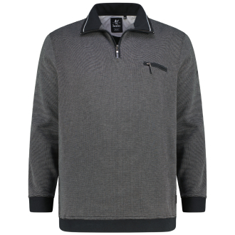 Sweatshirt "Stay Fresh", bügelfrei grau_102 | 3XL
