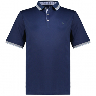 Stretch-Poloshirt "Stay Fresh", bügelleicht blau_638 | 5XL
