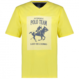 T-Shirt mit Print gelb_414 | 3XL