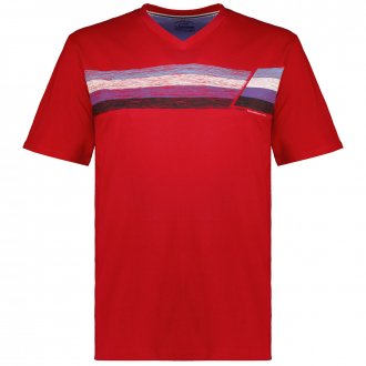T-Shirt aus Baumwoll-Stretch rot_373 | 3XL