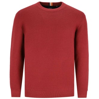 Rundhalspullover aus Baumwolle rost_331 | 3XL