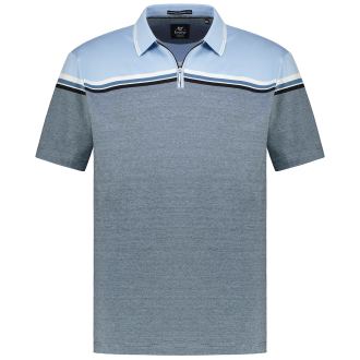 Poloshirt aus merzerisierter Baumwolle hellblau_621 | 3XL