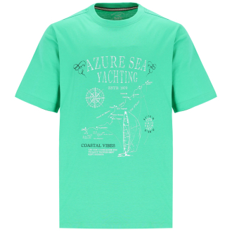 T-Shirt mit Print grün_504 | 3XL