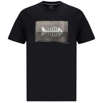 T-Shirt mit 3D Print schwarz_100 | 3XL