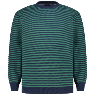 Strickpullover aus Baumwolle dunkelgrün_515 | 3XL
