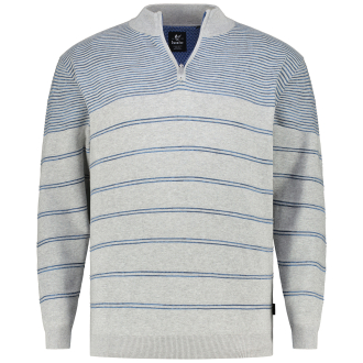 Strickpullover aus Baumwollmischung mittelgrau_104 | 3XL