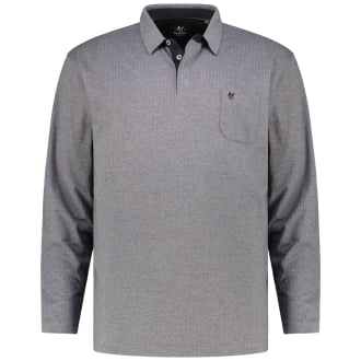 Poloshirt "Stay Fresh" schwarz_100 | 5XL