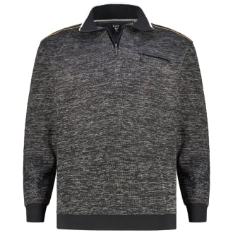 Sweatshirt "Stay Fresh", bügelfrei schwarz_100 | 3XL