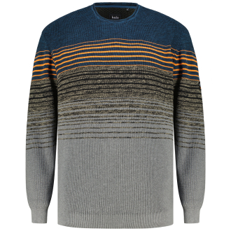 Strickpullover aus Baumwolle petrol_612 | 3XL