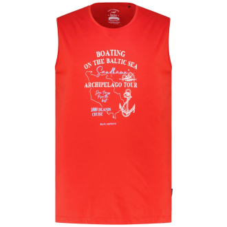 Tanktop mit Print rot_373 | 3XL