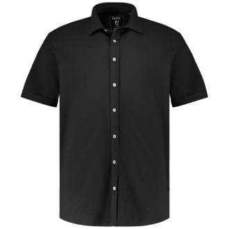 Freizeithemd mit Elasthan schwarz_100 | 3XL