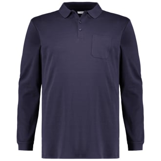 Poloshirt aus Biobaumwolle dunkelblau_20/400 | 6XL