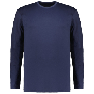 Hybrid T-Shirt, langarm marine_668 | 3XL