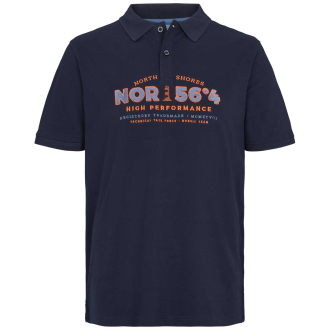 Poloshirt mit Logo-Stickerei dunkelblau_0580 | 5XL