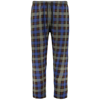 Lange Pyjamahose aus Baumwoll-Jersey blau/schwarz_924 | 64/66