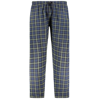 Lange Pyjamahose mit Allover-Print blau_964 | 68/70