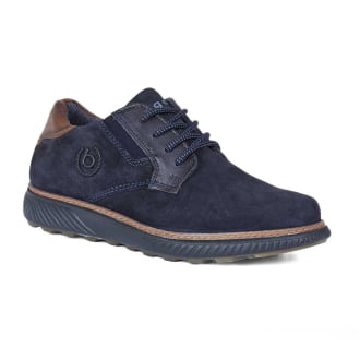 Schnürschuh mit Kontrastdetails dunkelblau_4100 | 43
