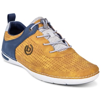 Sneaker mit elastischen Schnürsenkeln gelb_5041 | 45