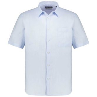 Freizeithemd aus Leinen hellblau_806 | 3XL