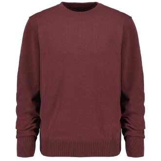 Rundhalspullover aus Wollmischung braun_690 | 3XL