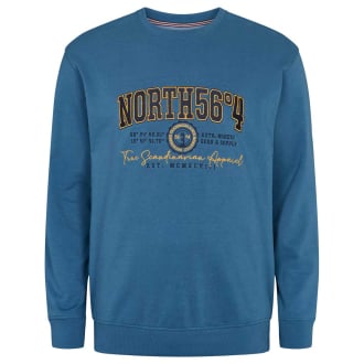 Sweatshirt mit Logo-Stickerei blau_0583 | 3XL