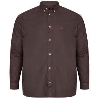 Freizeithemd aus reiner Baumwolle braun_0781 | 3XL