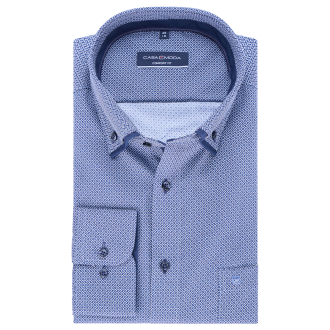 Bügelfreies Businesshemd, langarm blau_100 | 46
