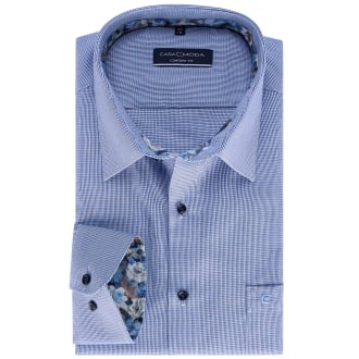 Businesshemd, langarm, bügelfrei jeansblau_101 | 48