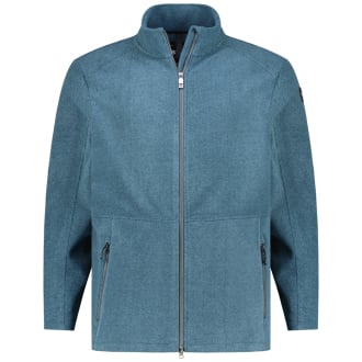 Strickfleecejacke graublau_00841 | 3XL