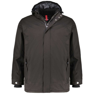 Wattierte Jacke, wasser- und winddicht schwarz_00200 | 3XL