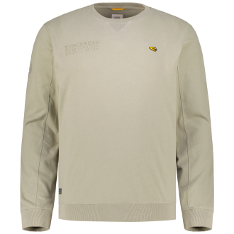 Sweatshirt mit Garment-Dye-Färbung oliv_31 | 3XL